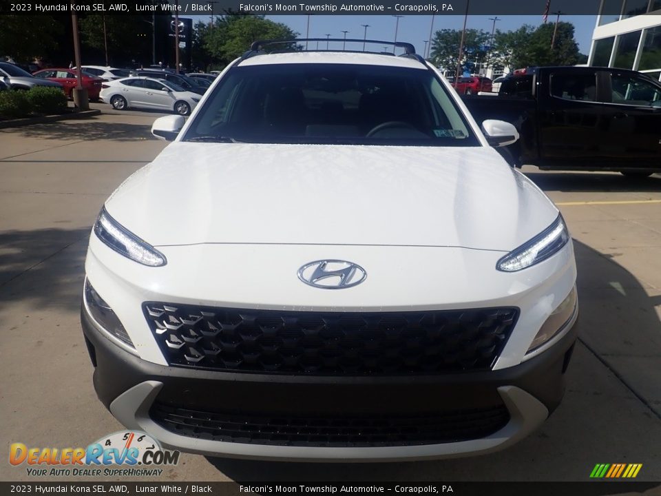 2023 Hyundai Kona SEL AWD Lunar White / Black Photo #8