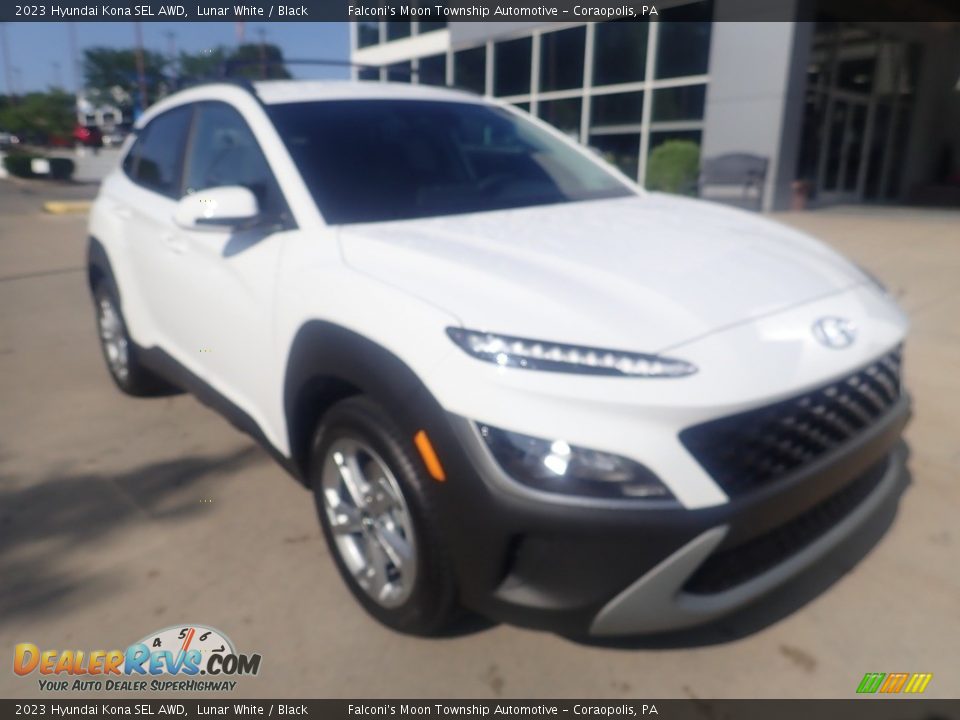 2023 Hyundai Kona SEL AWD Lunar White / Black Photo #9