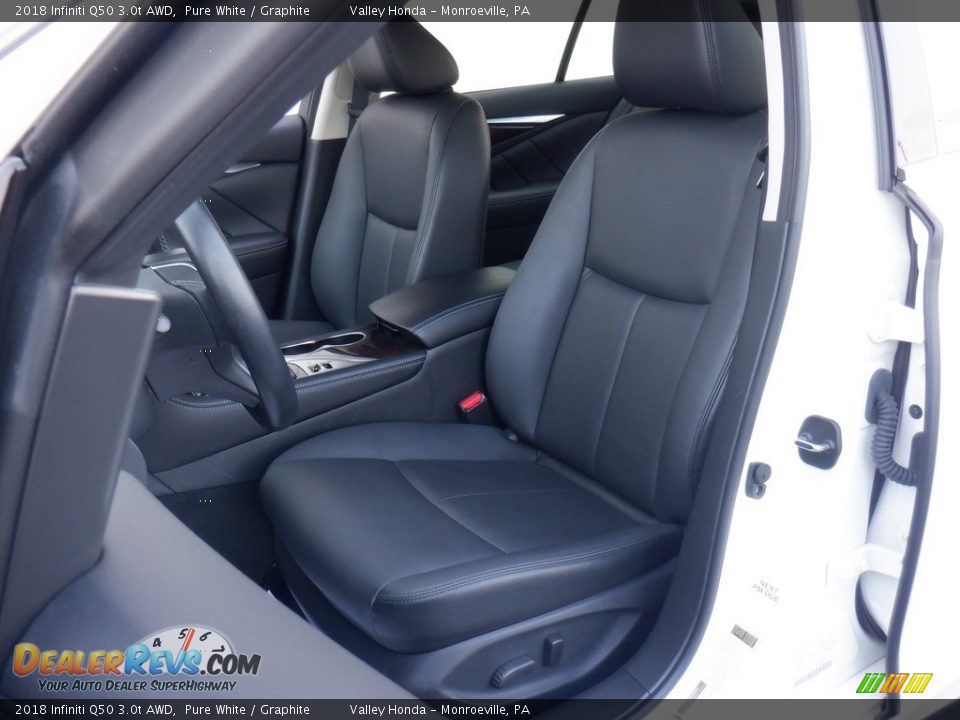 Front Seat of 2018 Infiniti Q50 3.0t AWD Photo #13