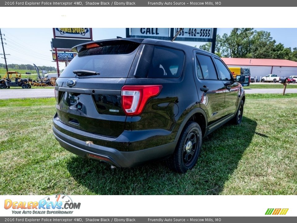 2016 Ford Explorer Police Interceptor 4WD Shadow Black / Ebony Black Photo #4