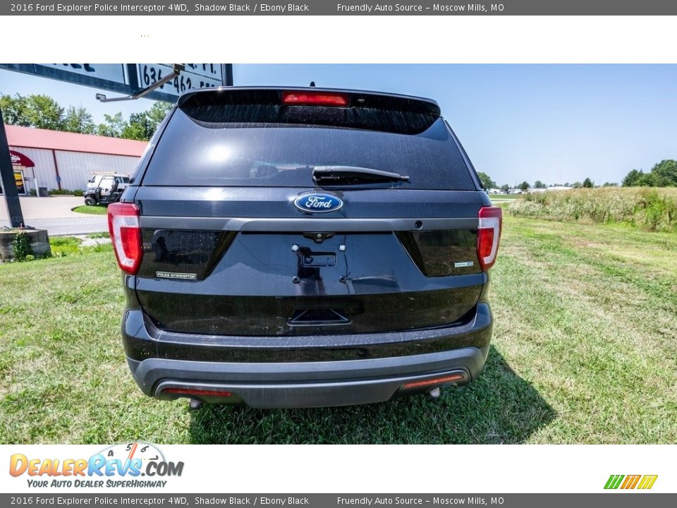 2016 Ford Explorer Police Interceptor 4WD Shadow Black / Ebony Black Photo #5