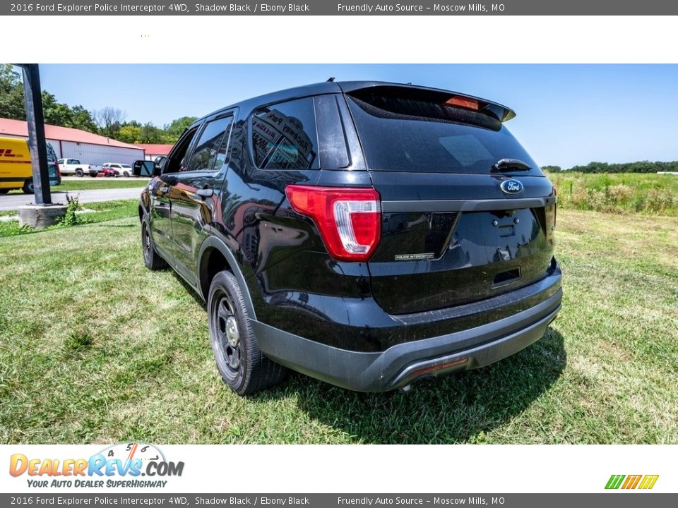 2016 Ford Explorer Police Interceptor 4WD Shadow Black / Ebony Black Photo #6