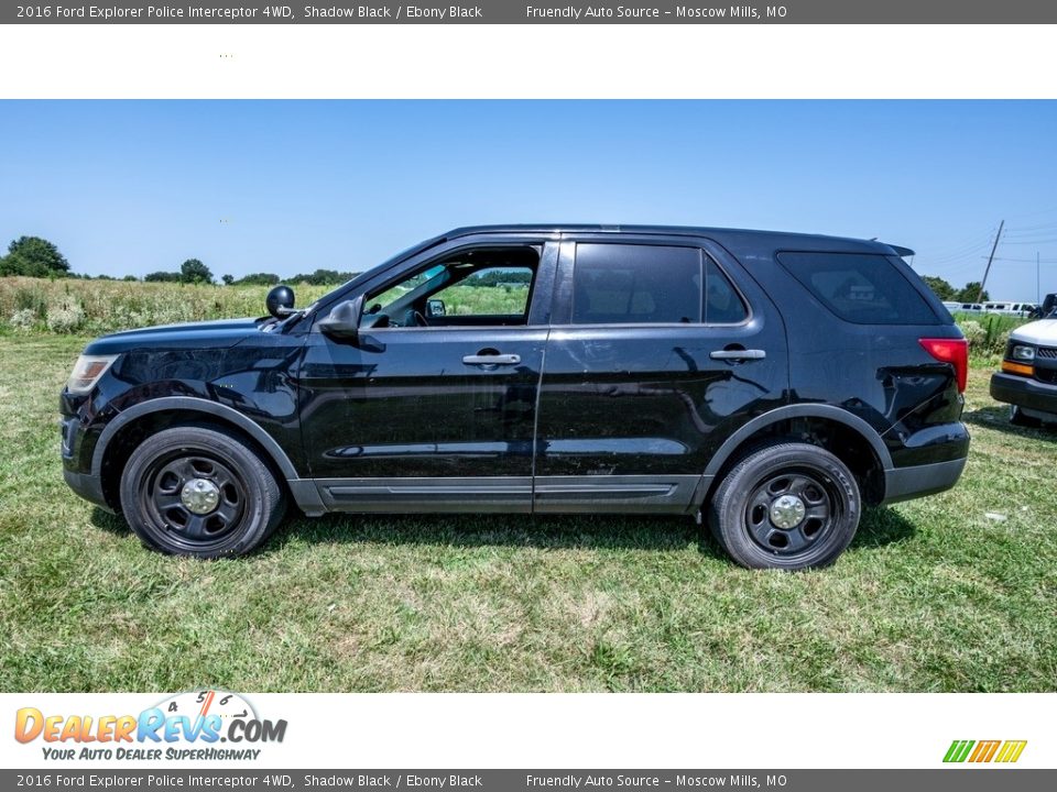 2016 Ford Explorer Police Interceptor 4WD Shadow Black / Ebony Black Photo #7