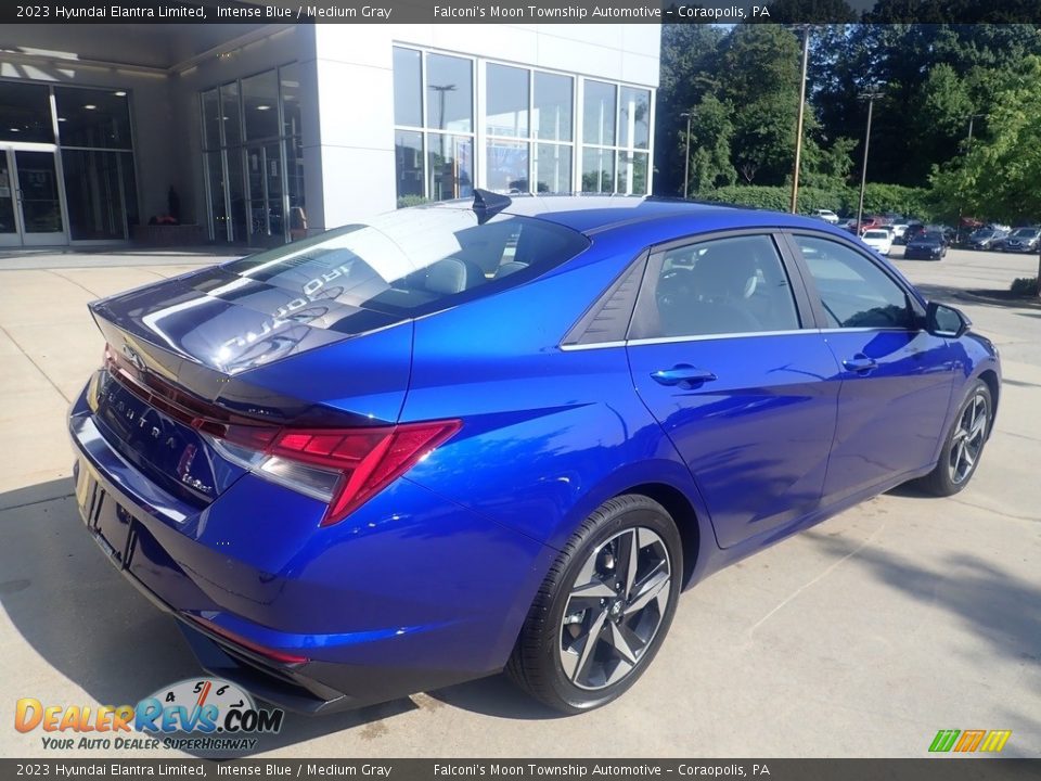 2023 Hyundai Elantra Limited Intense Blue / Medium Gray Photo #2