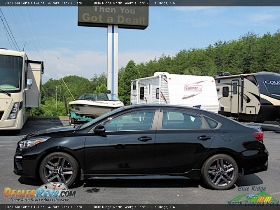 2021 Kia Forte GT-Line Aurora Black / Black Photo #2