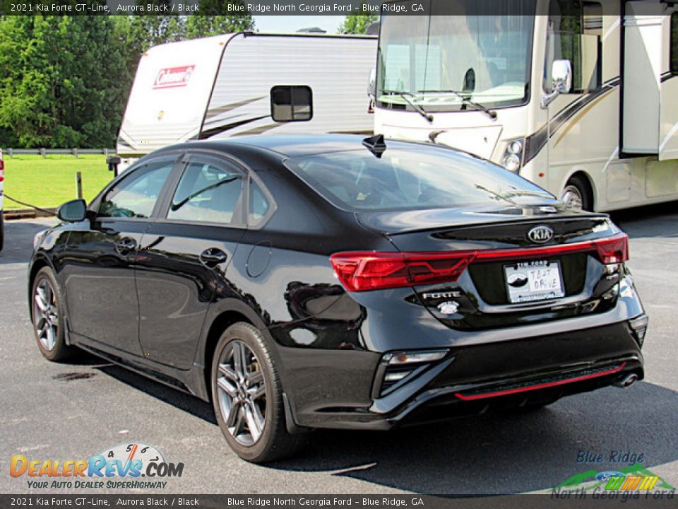 2021 Kia Forte GT-Line Aurora Black / Black Photo #3