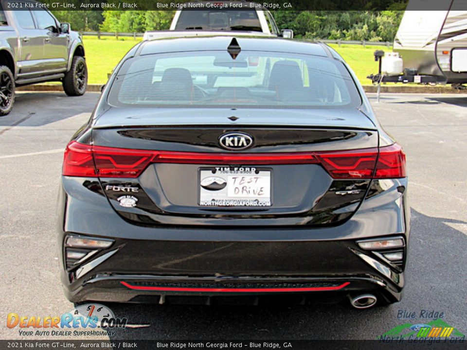 2021 Kia Forte GT-Line Aurora Black / Black Photo #4