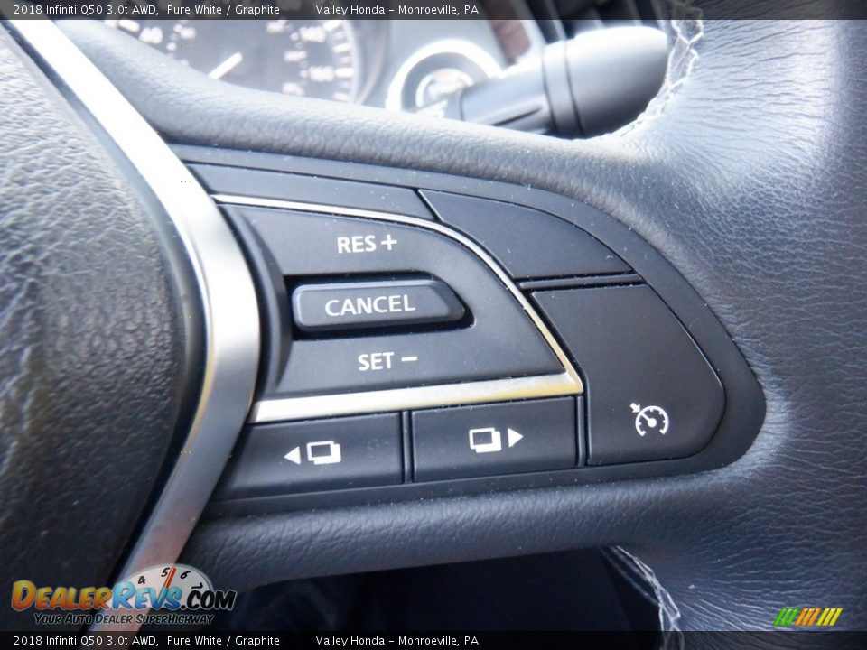2018 Infiniti Q50 3.0t AWD Steering Wheel Photo #25