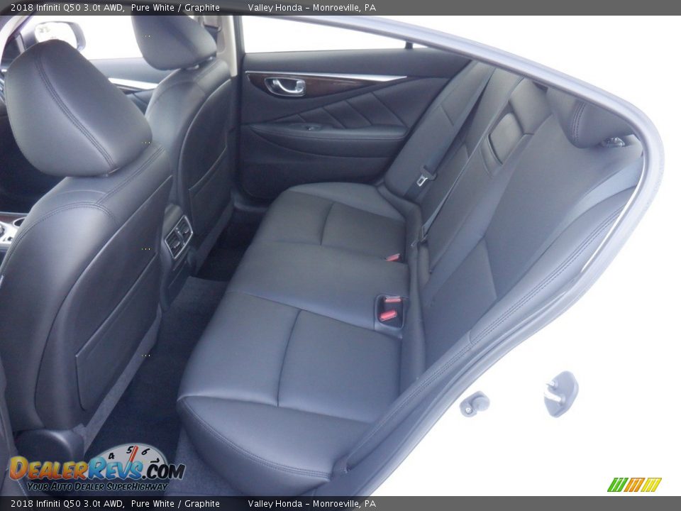 Rear Seat of 2018 Infiniti Q50 3.0t AWD Photo #27