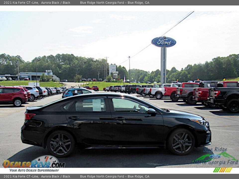 2021 Kia Forte GT-Line Aurora Black / Black Photo #6