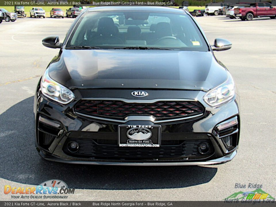 2021 Kia Forte GT-Line Aurora Black / Black Photo #8