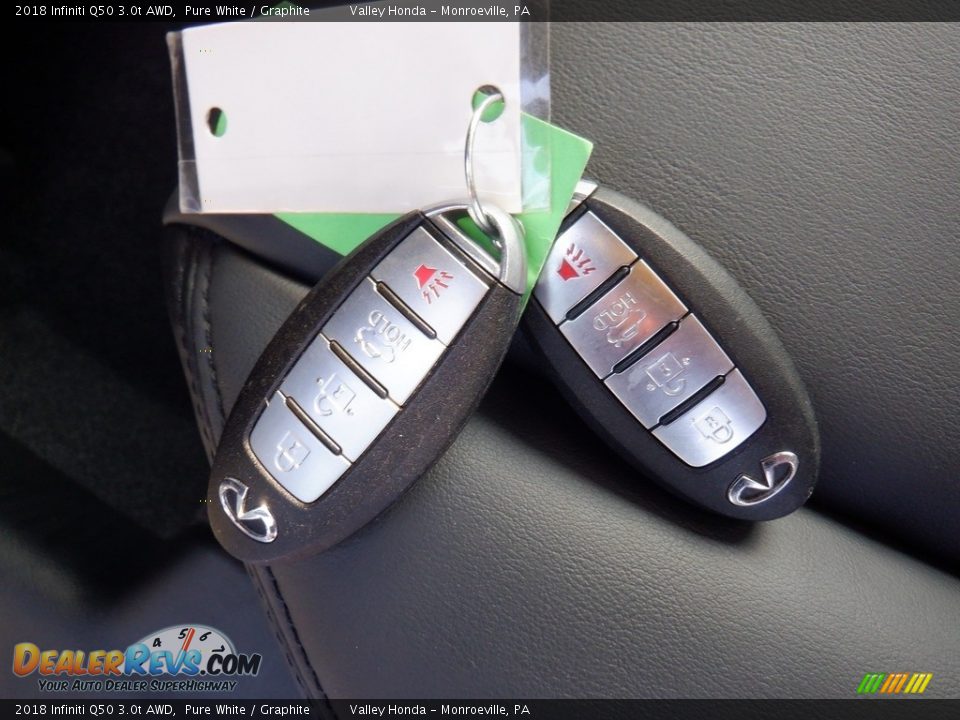 Keys of 2018 Infiniti Q50 3.0t AWD Photo #30