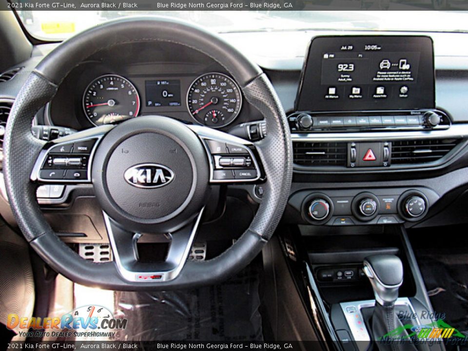 2021 Kia Forte GT-Line Aurora Black / Black Photo #14