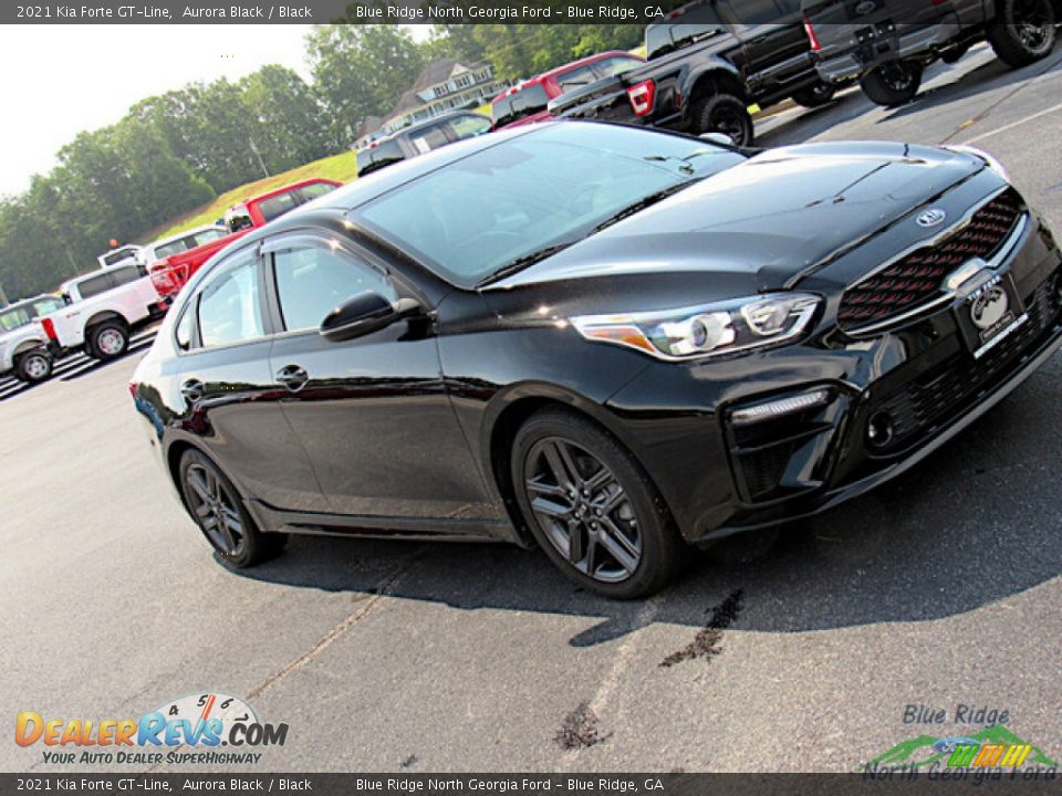 2021 Kia Forte GT-Line Aurora Black / Black Photo #25