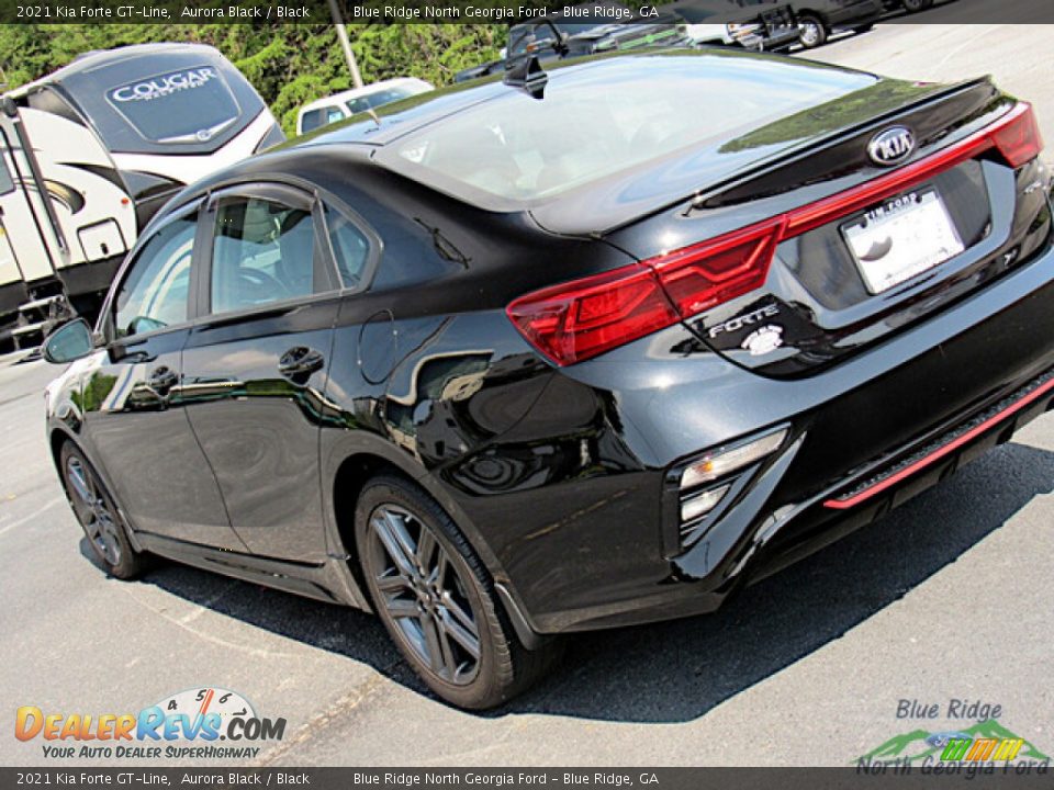 2021 Kia Forte GT-Line Aurora Black / Black Photo #27