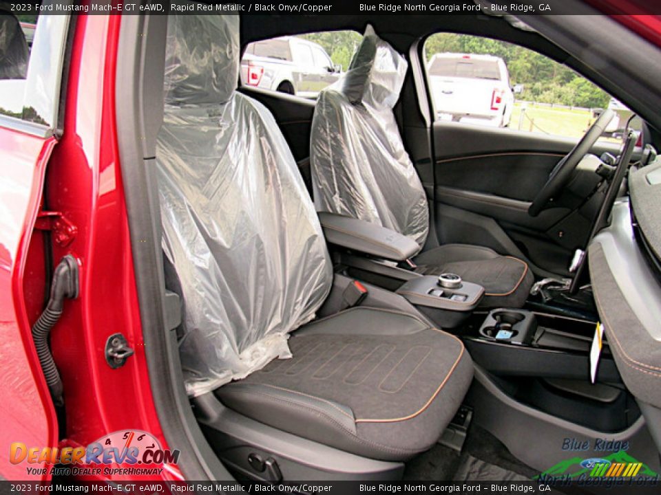 2023 Ford Mustang Mach-E GT eAWD Rapid Red Metallic / Black Onyx/Copper Photo #12