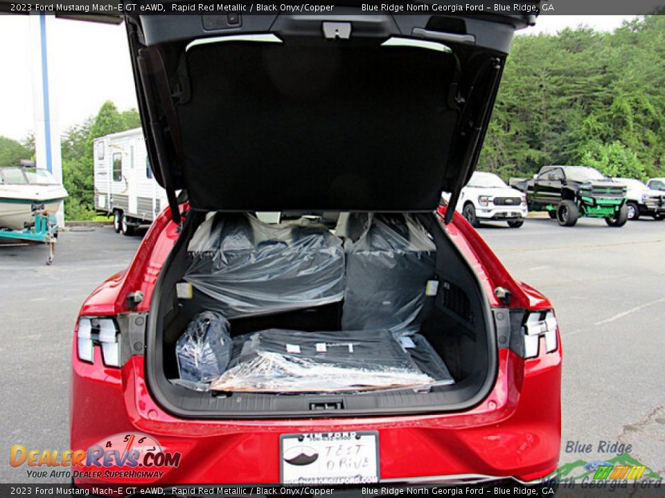 2023 Ford Mustang Mach-E GT eAWD Rapid Red Metallic / Black Onyx/Copper Photo #14