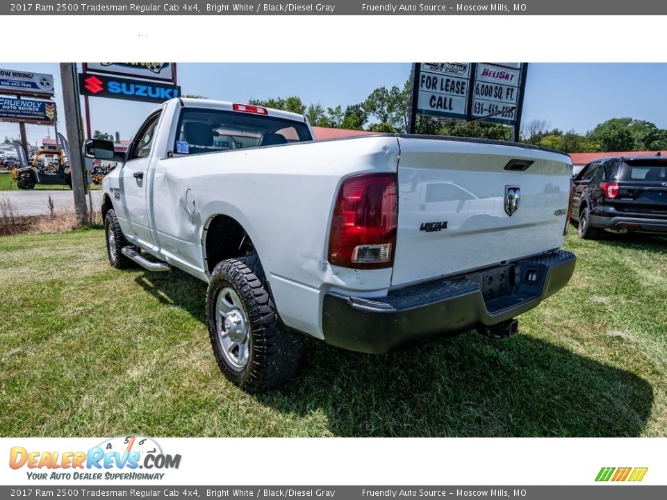 2017 Ram 2500 Tradesman Regular Cab 4x4 Bright White / Black/Diesel Gray Photo #6