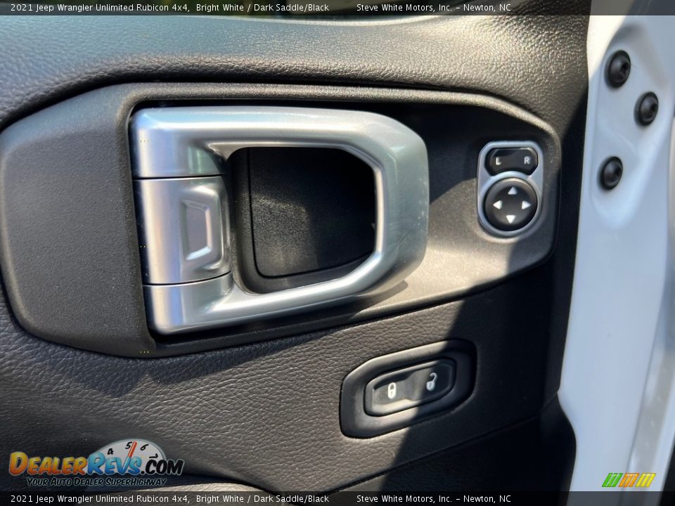 2021 Jeep Wrangler Unlimited Rubicon 4x4 Bright White / Dark Saddle/Black Photo #12