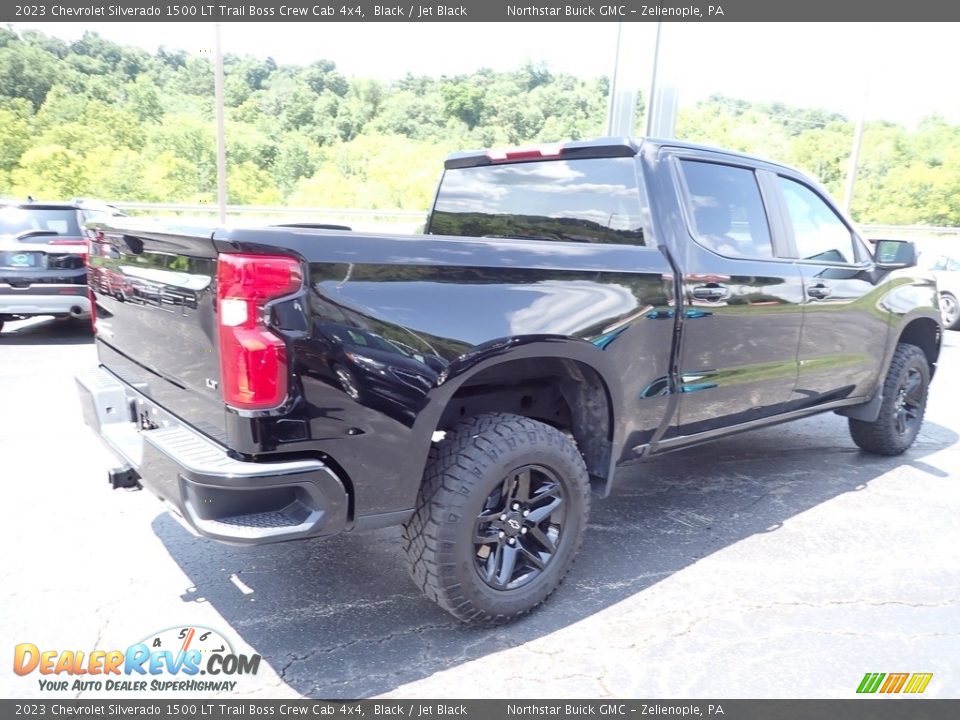 2023 Chevrolet Silverado 1500 LT Trail Boss Crew Cab 4x4 Black / Jet Black Photo #7