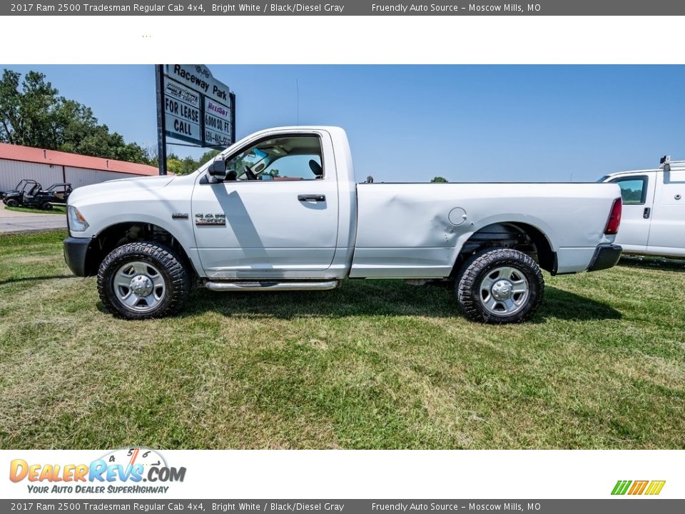 2017 Ram 2500 Tradesman Regular Cab 4x4 Bright White / Black/Diesel Gray Photo #7