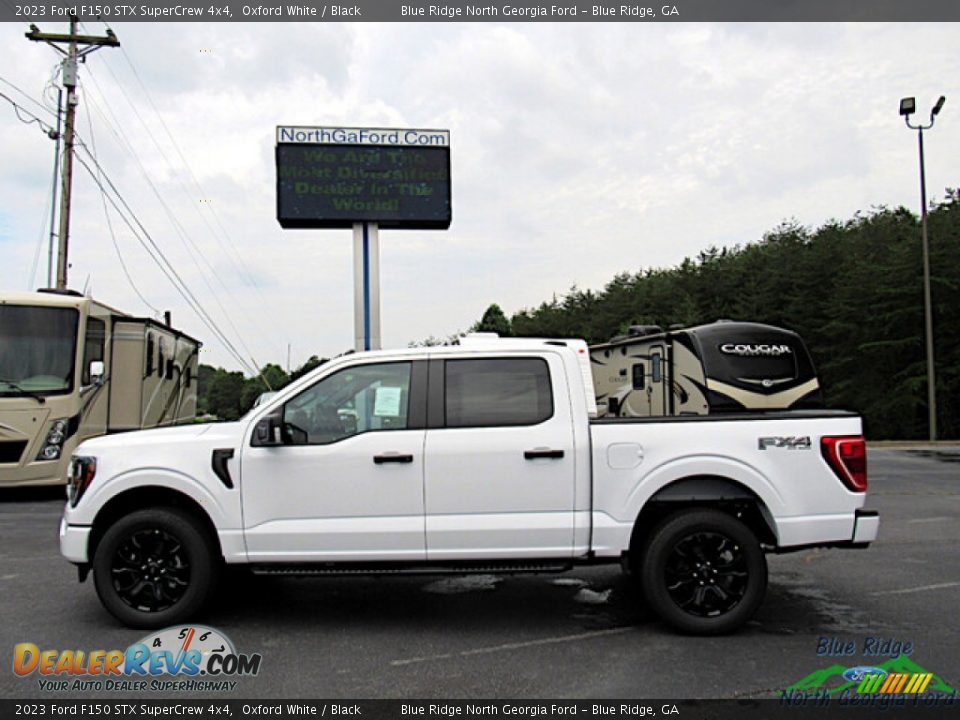 2023 Ford F150 STX SuperCrew 4x4 Oxford White / Black Photo #2