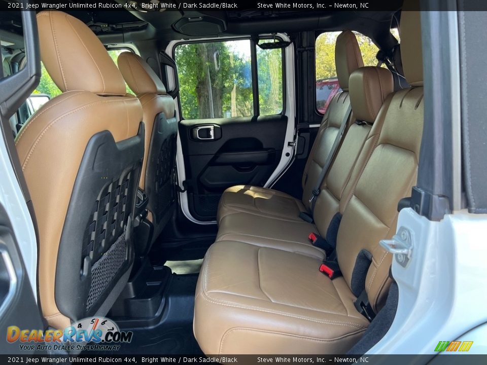 Rear Seat of 2021 Jeep Wrangler Unlimited Rubicon 4x4 Photo #14