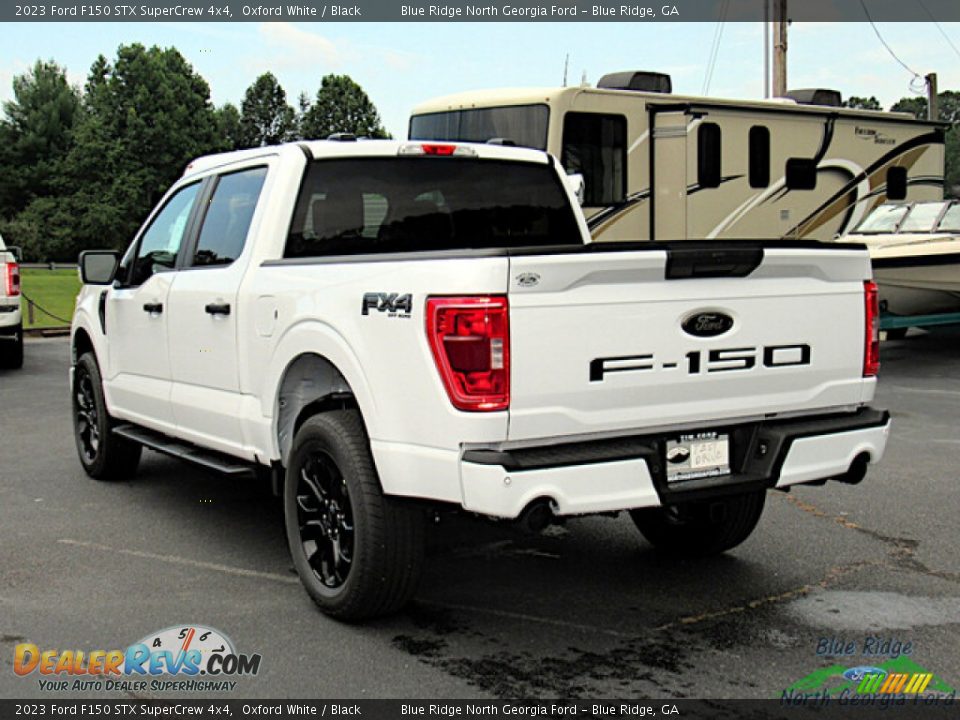 2023 Ford F150 STX SuperCrew 4x4 Oxford White / Black Photo #3