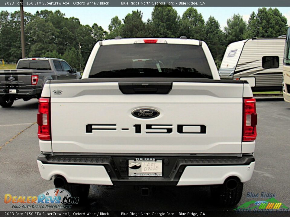 2023 Ford F150 STX SuperCrew 4x4 Oxford White / Black Photo #4