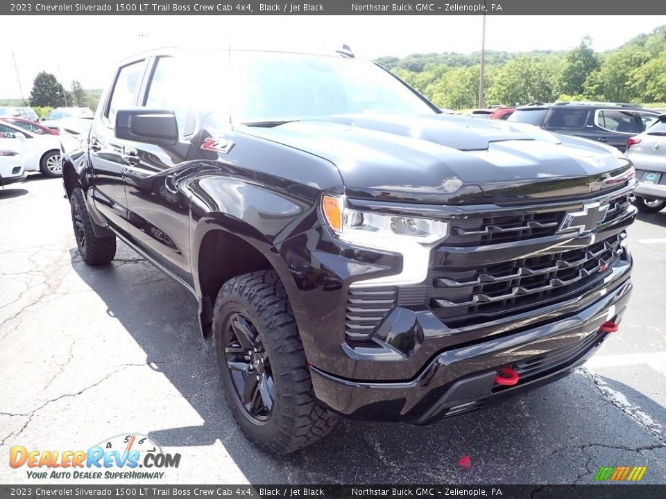 2023 Chevrolet Silverado 1500 LT Trail Boss Crew Cab 4x4 Black / Jet Black Photo #10