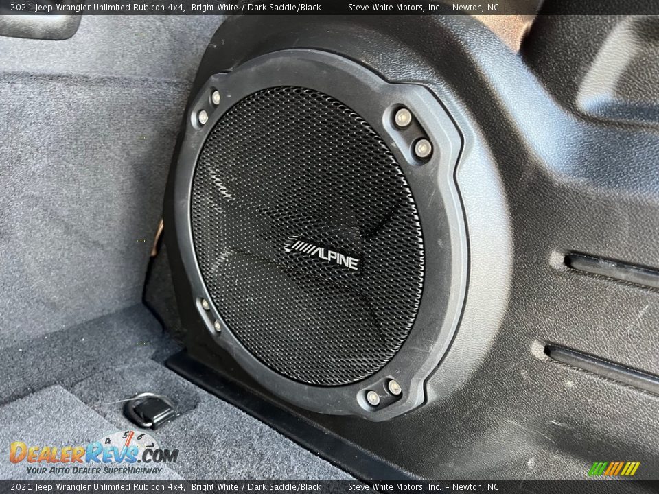 2021 Jeep Wrangler Unlimited Rubicon 4x4 Bright White / Dark Saddle/Black Photo #16
