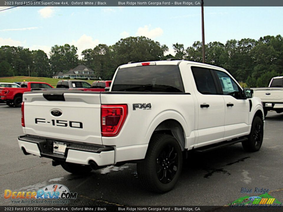 2023 Ford F150 STX SuperCrew 4x4 Oxford White / Black Photo #5