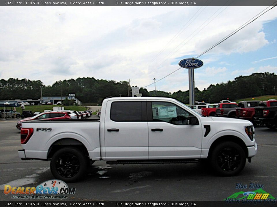 2023 Ford F150 STX SuperCrew 4x4 Oxford White / Black Photo #6