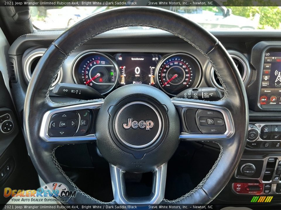 2021 Jeep Wrangler Unlimited Rubicon 4x4 Steering Wheel Photo #20