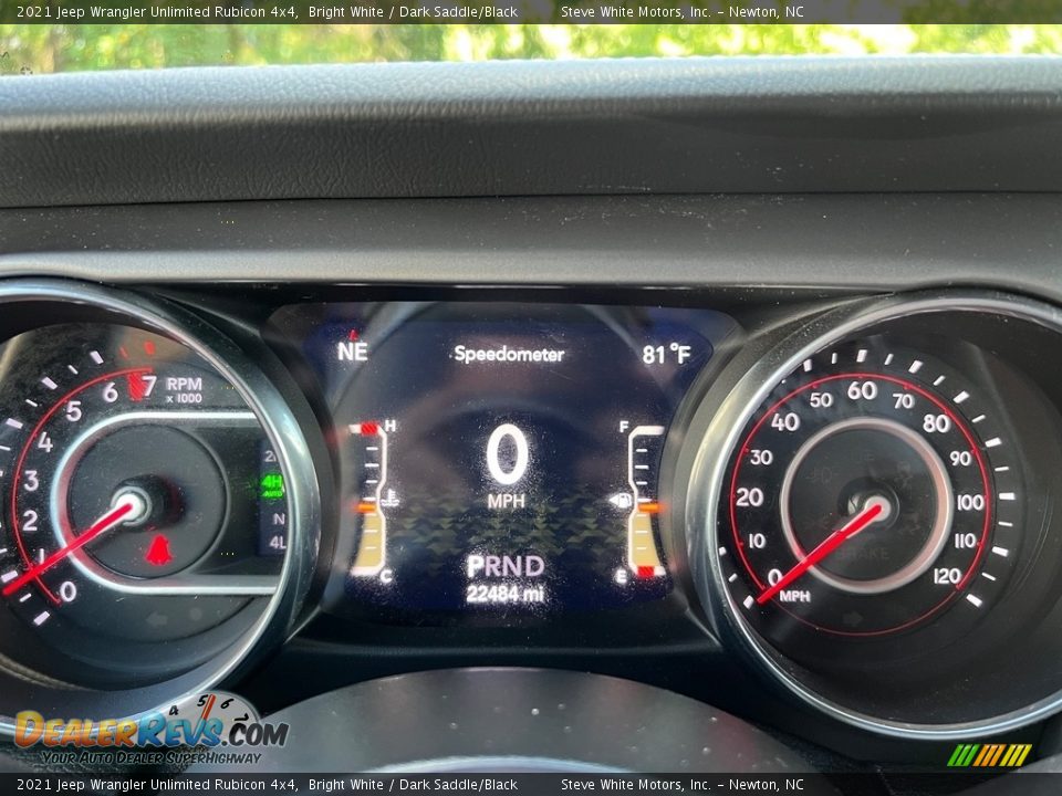 2021 Jeep Wrangler Unlimited Rubicon 4x4 Gauges Photo #21