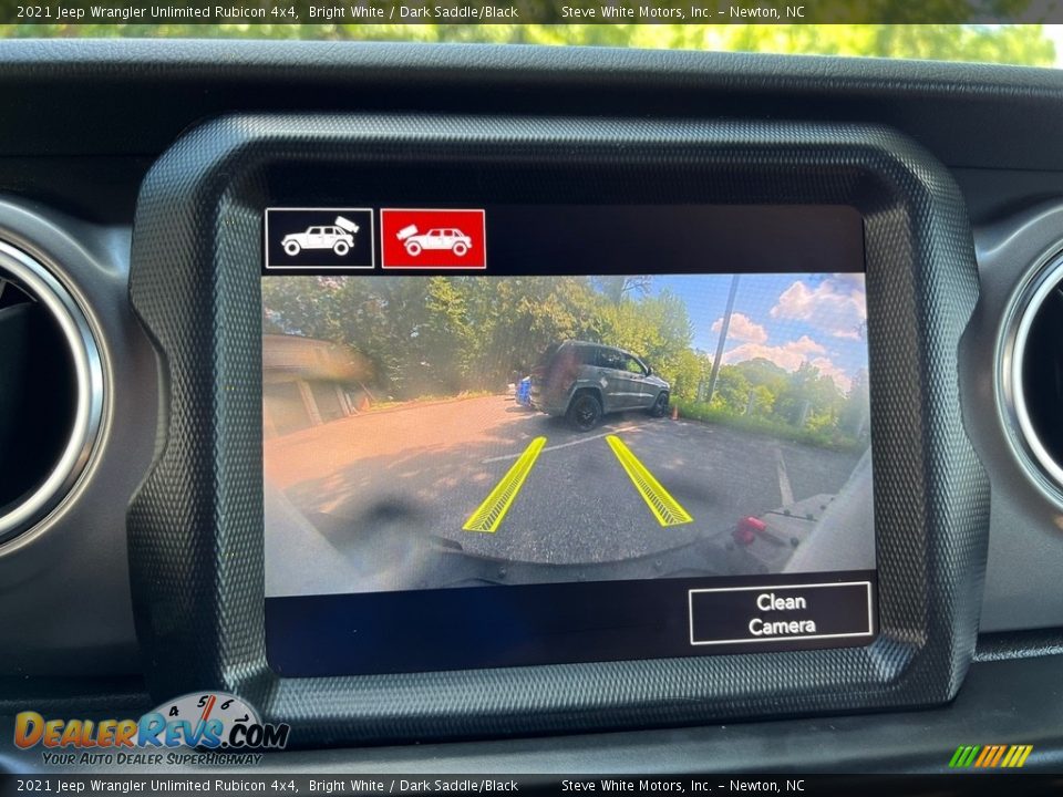 2021 Jeep Wrangler Unlimited Rubicon 4x4 Bright White / Dark Saddle/Black Photo #27