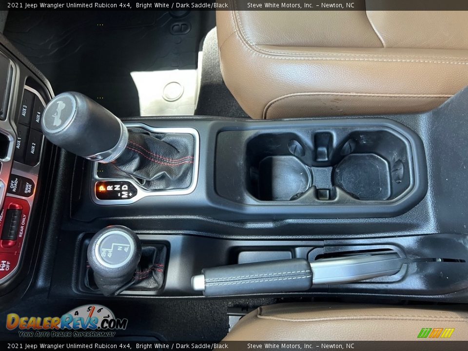 2021 Jeep Wrangler Unlimited Rubicon 4x4 Bright White / Dark Saddle/Black Photo #29