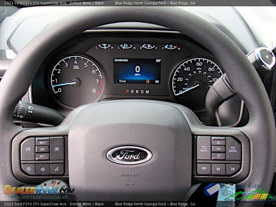 2023 Ford F150 STX SuperCrew 4x4 Oxford White / Black Photo #18