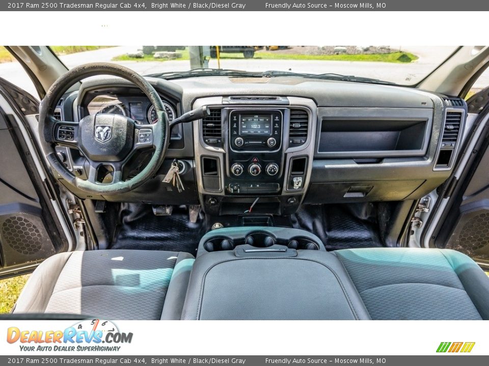 2017 Ram 2500 Tradesman Regular Cab 4x4 Bright White / Black/Diesel Gray Photo #24