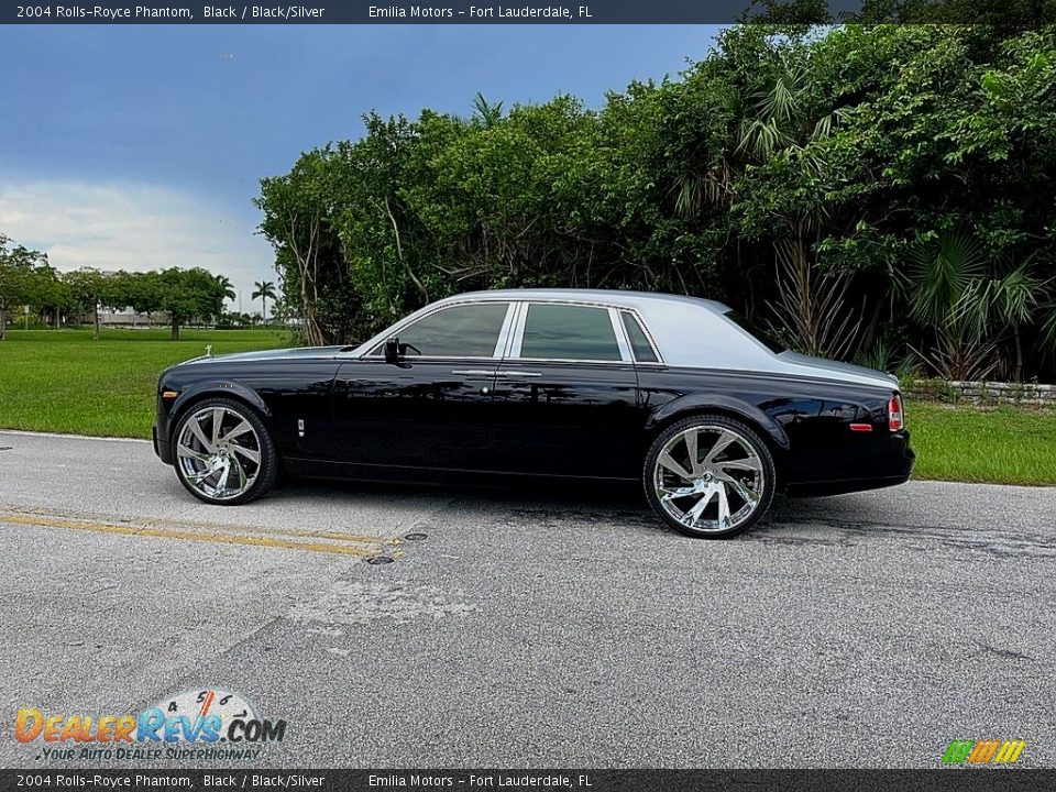 2004 Rolls-Royce Phantom Black / Black/Silver Photo #1