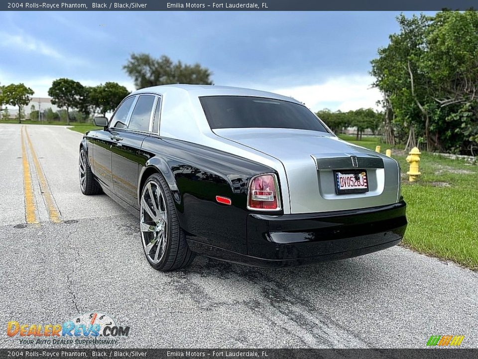 2004 Rolls-Royce Phantom Black / Black/Silver Photo #7