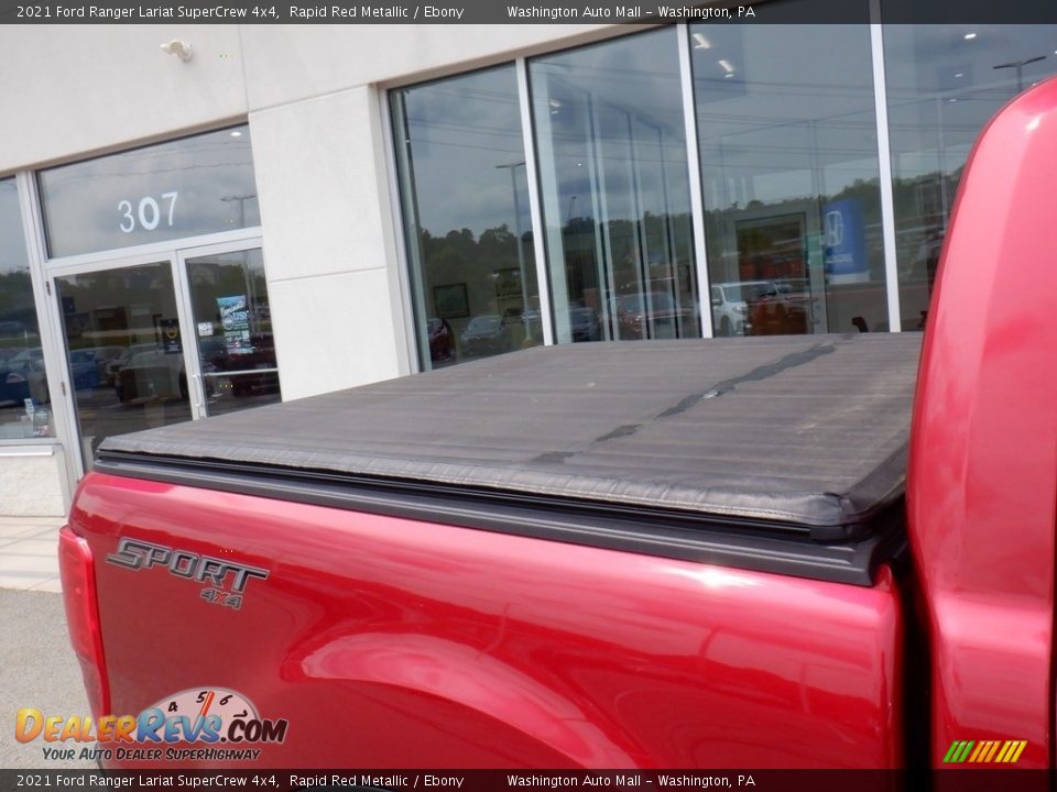 2021 Ford Ranger Lariat SuperCrew 4x4 Rapid Red Metallic / Ebony Photo #15
