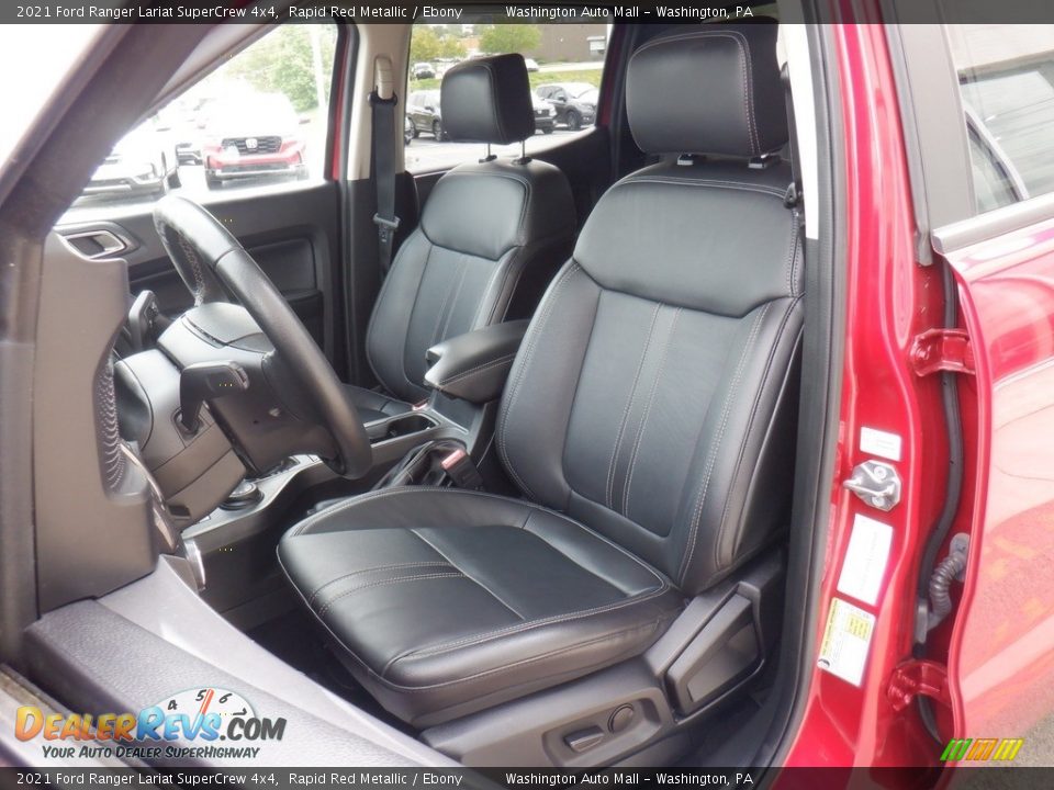 Front Seat of 2021 Ford Ranger Lariat SuperCrew 4x4 Photo #16