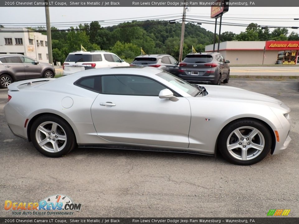 2016 Chevrolet Camaro LT Coupe Silver Ice Metallic / Jet Black Photo #7