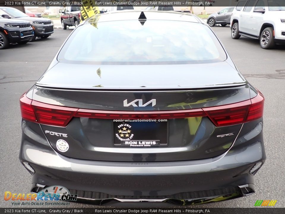 2023 Kia Forte GT-Line Gravity Gray / Black Photo #4