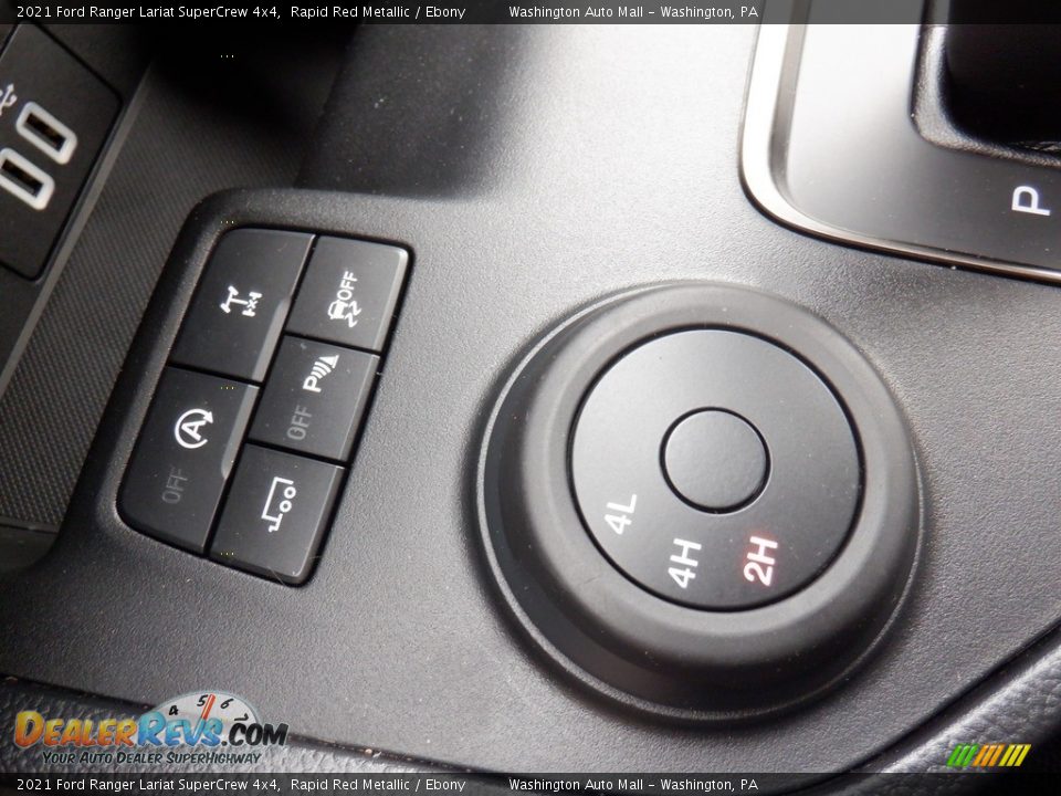 Controls of 2021 Ford Ranger Lariat SuperCrew 4x4 Photo #24