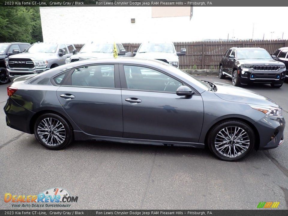 2023 Kia Forte GT-Line Gravity Gray / Black Photo #7