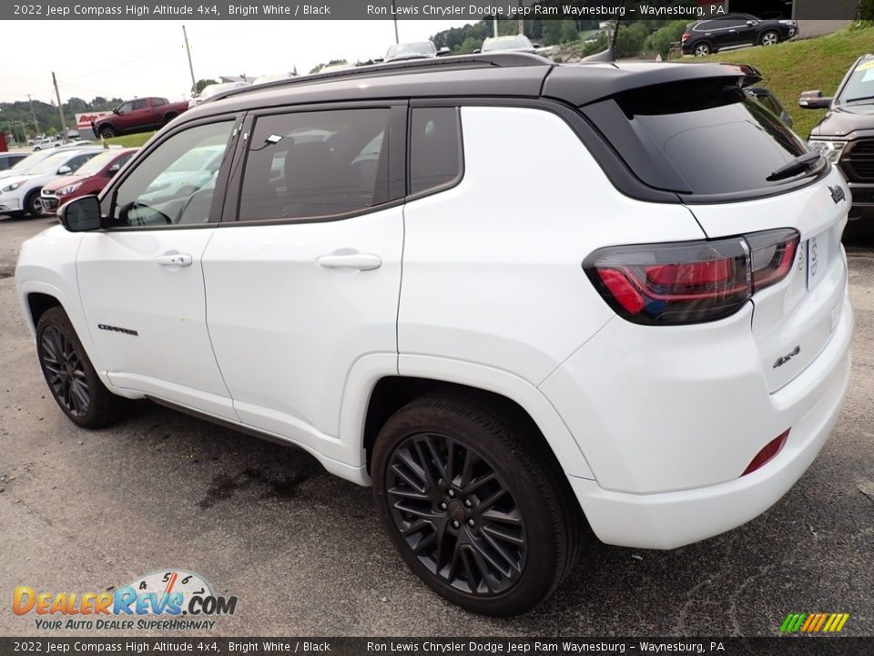 2022 Jeep Compass High Altitude 4x4 Bright White / Black Photo #3