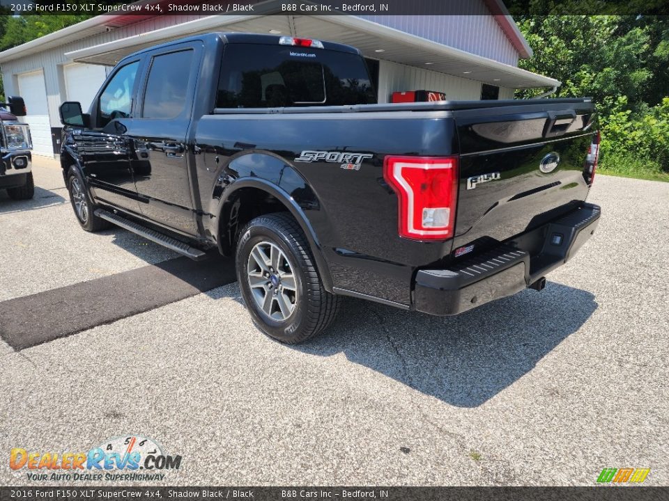 2016 Ford F150 XLT SuperCrew 4x4 Shadow Black / Black Photo #2