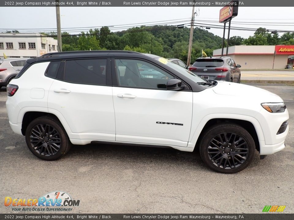 2022 Jeep Compass High Altitude 4x4 Bright White / Black Photo #7